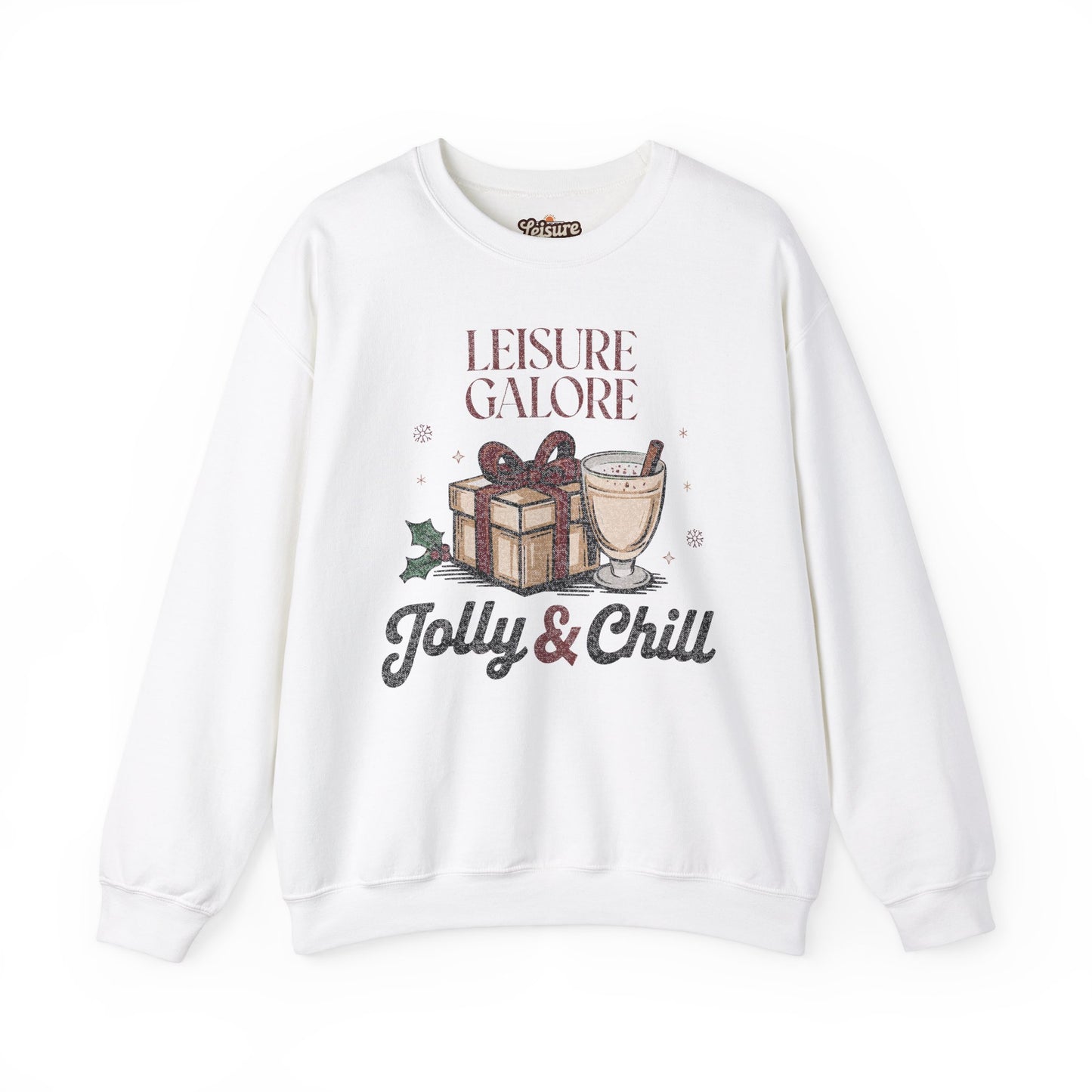 Leisure Galore - Jolly & Chill Holiday Sweatshirt