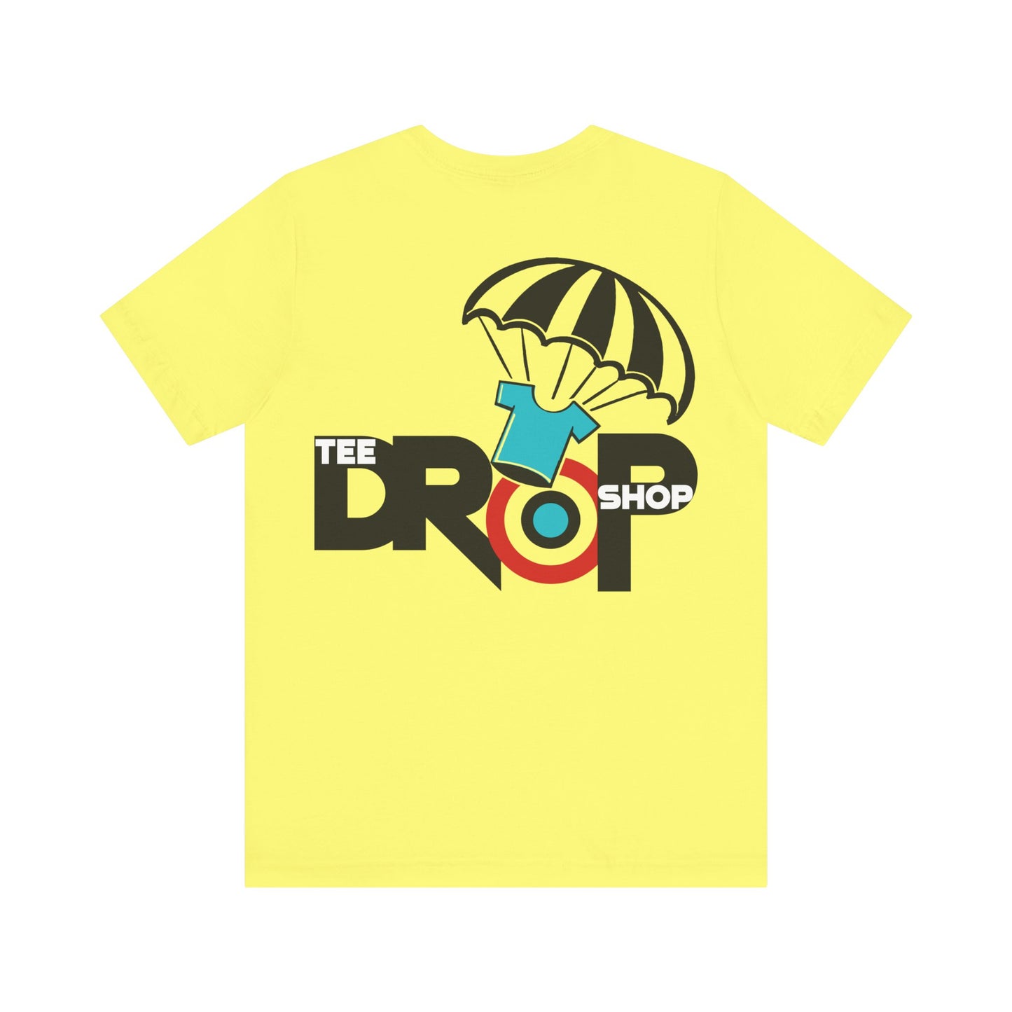 Yellow Tee Drop Shop Logo Unisex Jersey Short Sleeve Tee Shirt