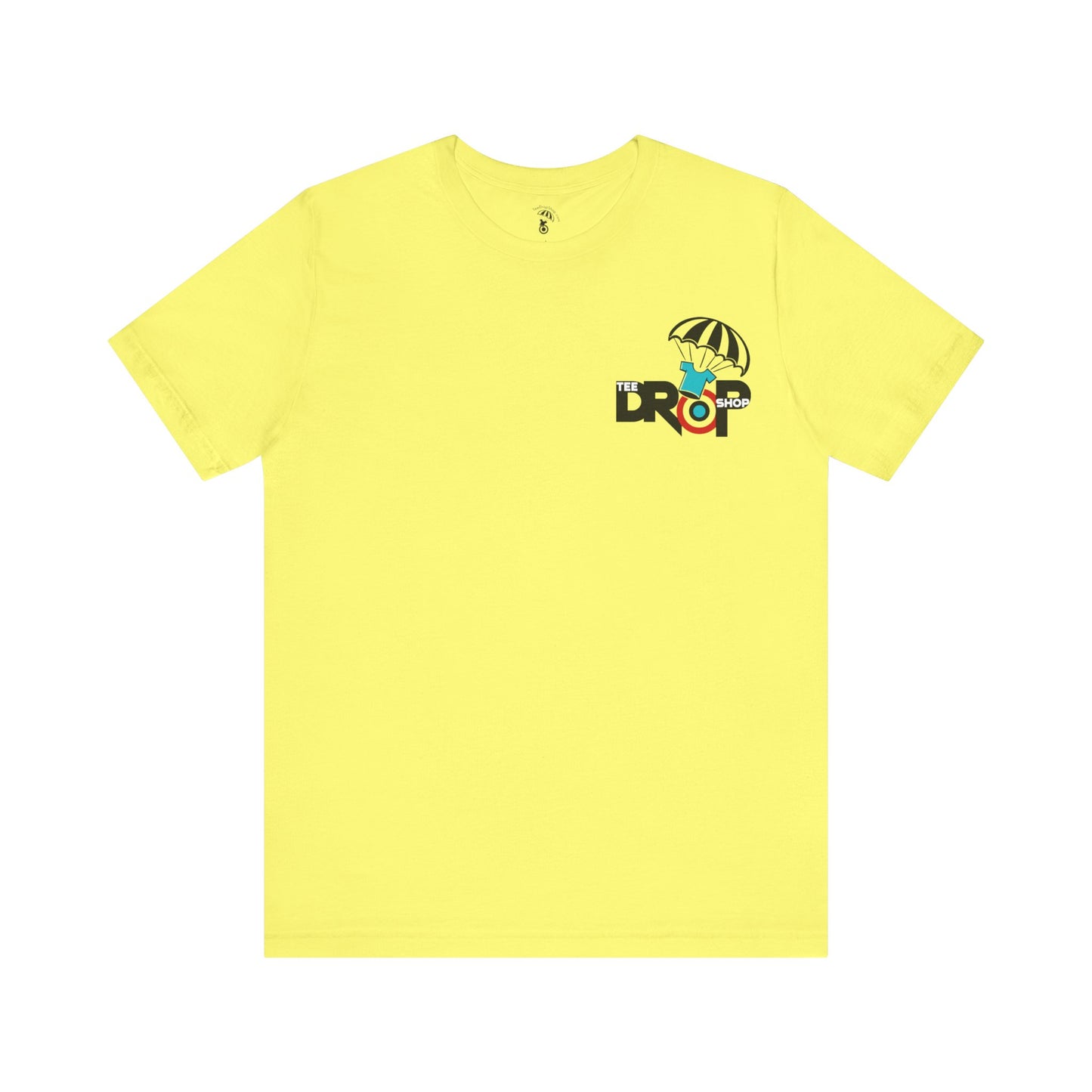 Yellow Tee Drop Shop Logo Unisex Jersey Short Sleeve Tee Shirt