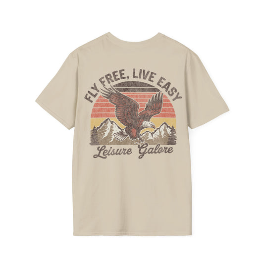 Leisure Galore - Fly Free, Live Easy T-Shirt